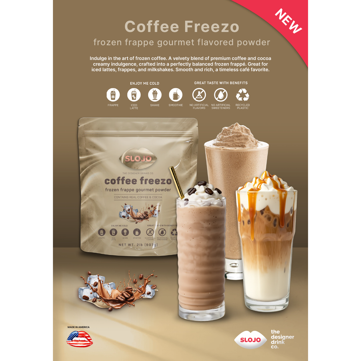 Coffee Freezo Flavored Powder – Slojo USA