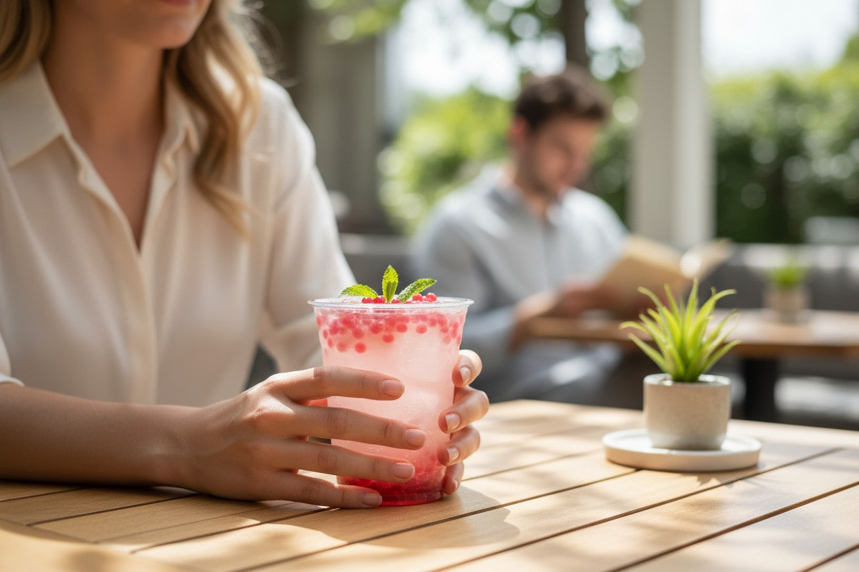 Raspberry Dragon Fruit Fresca