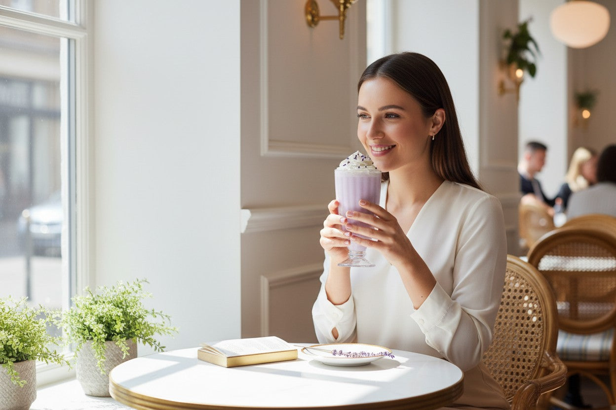 Lavender White Chocolate Shake
