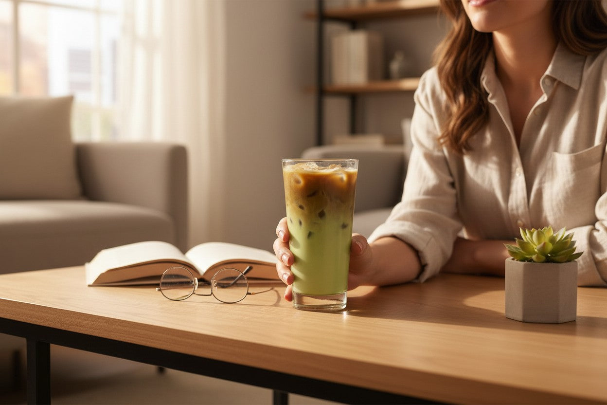 Pistachio Over Ice