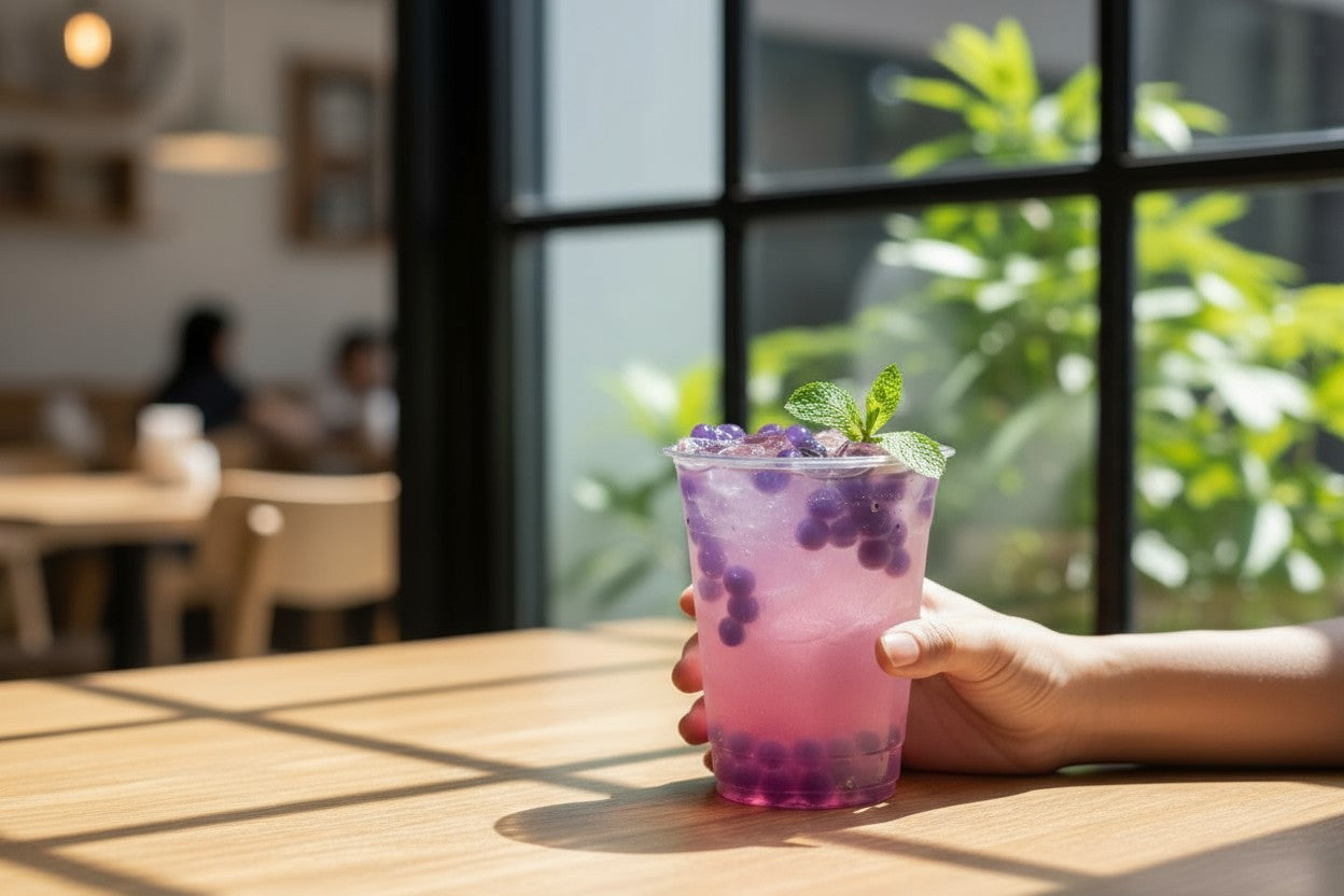 Raspberry Dragon fruit Fizz