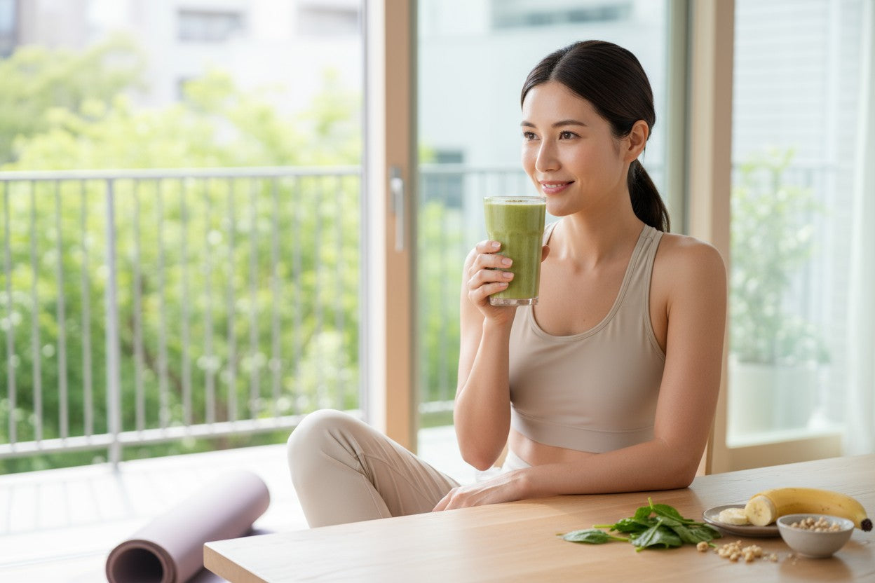 Pistachio Banana Spinach Smoothie