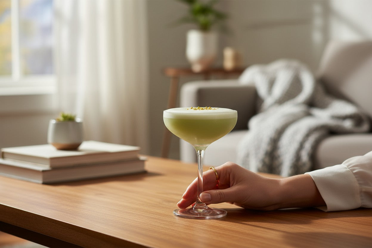 Pistachio Over Ice