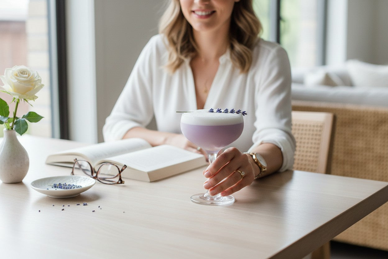 Lavender White Chocolate Mocktail/Cocktail
