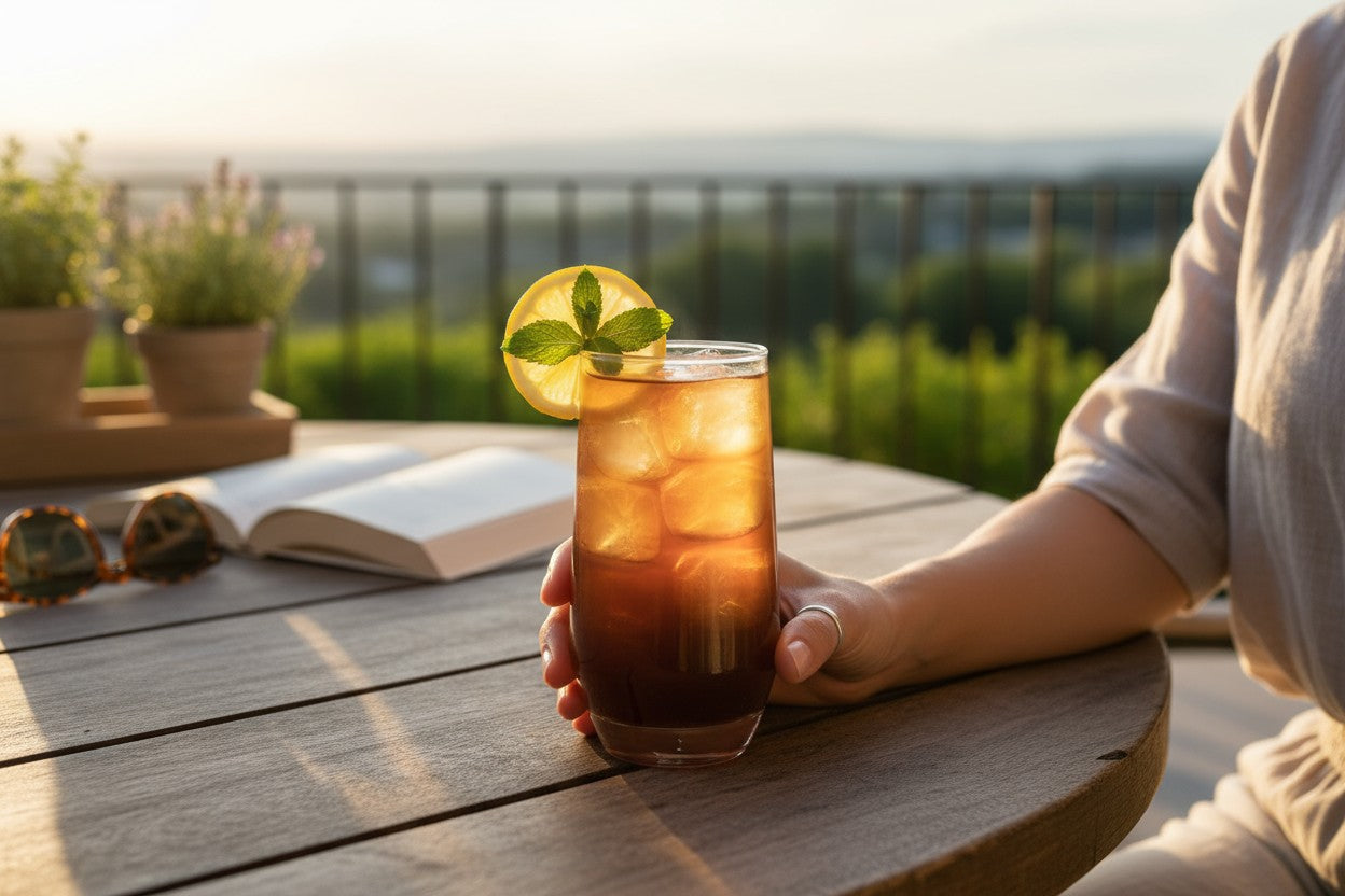 Raspberry Dragon Fruit Iced Tea