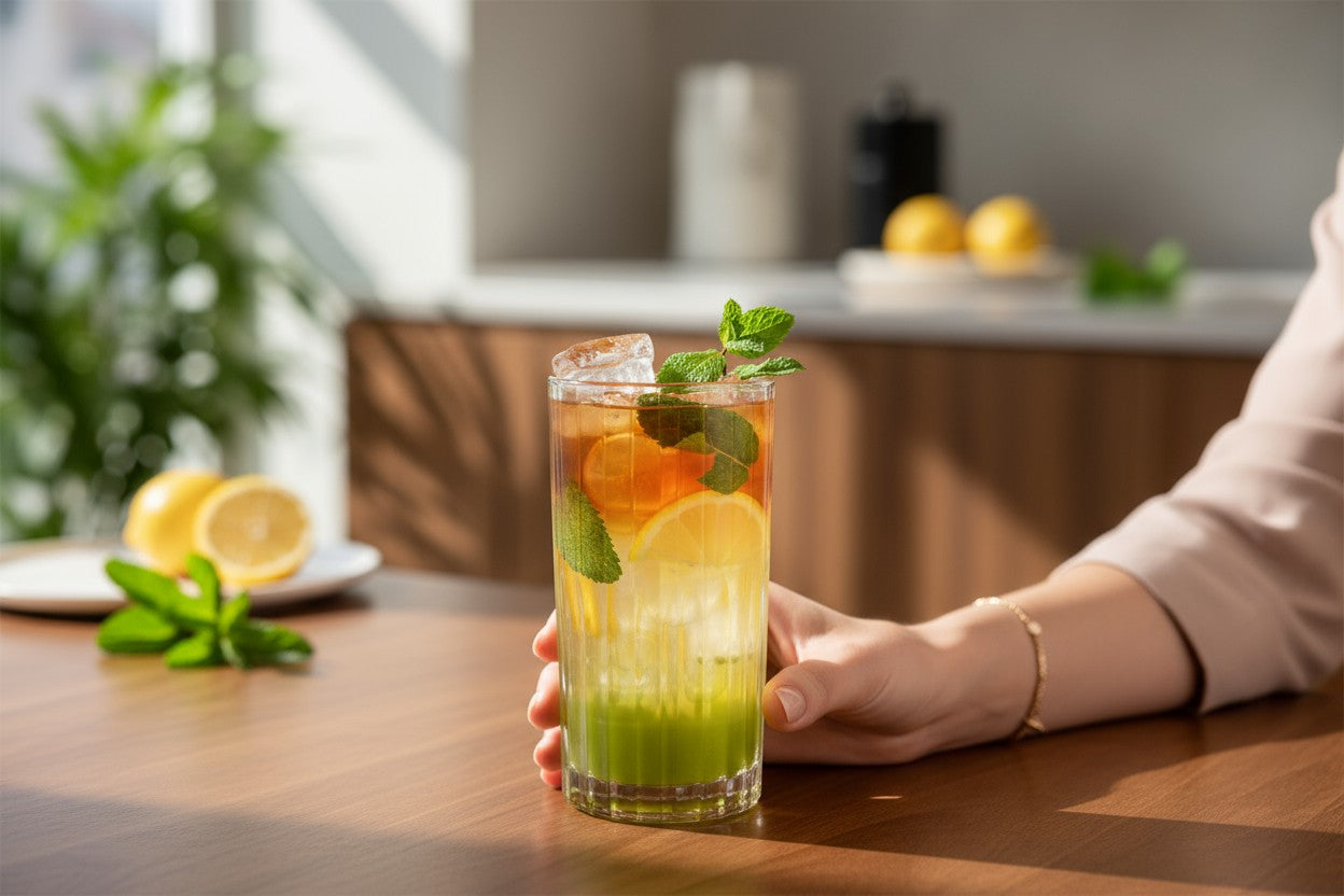 Apple Melon Mint Tea Refresher